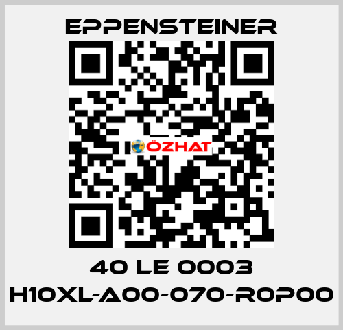 40 LE 0003 H10XL-A00-070-R0P00 Eppensteiner