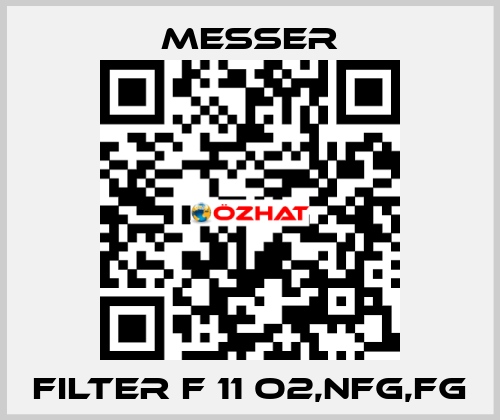 FILTER F 11 O2,NFG,FG Messer