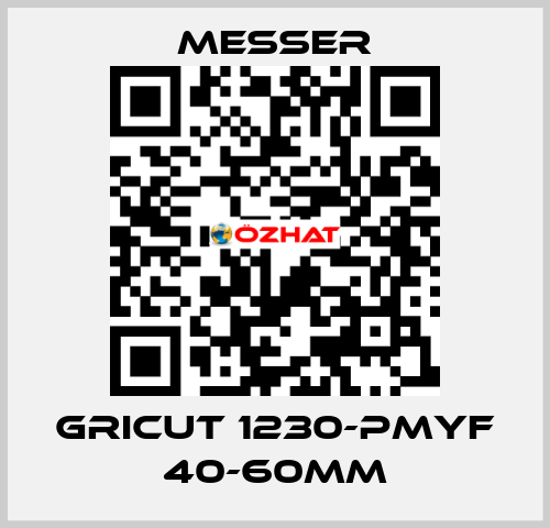 Gricut 1230-PMYF 40-60mm Messer