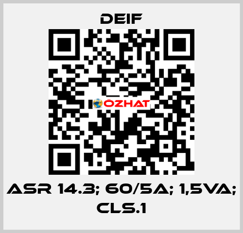 ASR 14.3; 60/5A; 1,5VA; CLS.1 Deif