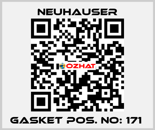 GASKET POS. NO: 171  Neuhauser