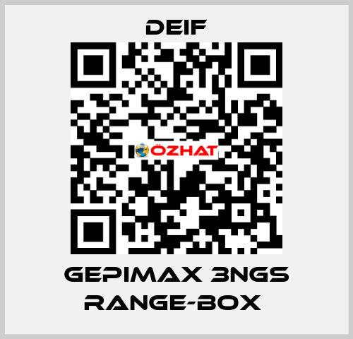 GEPIMAX 3NGS RANGE-BOX  Deif