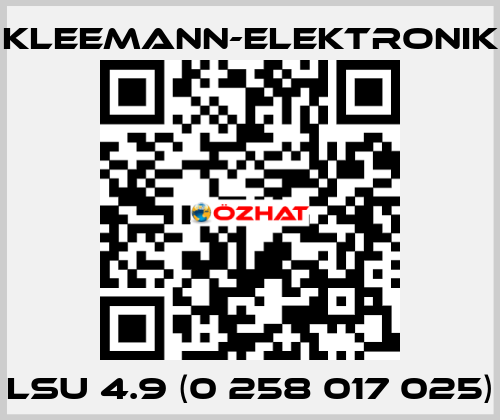 LSU 4.9 (0 258 017 025) Kleemann-Elektronik