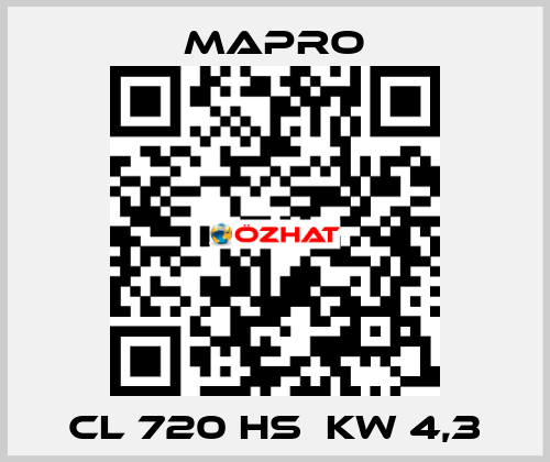 CL 720 HS  kW 4,3 Mapro