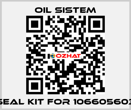 seal kit for 106605603 Oil Sistem