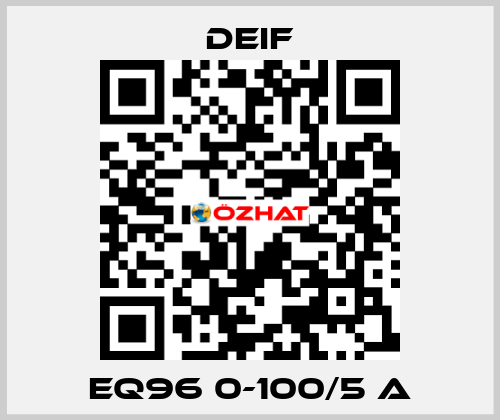 EQ96 0-100/5 A Deif