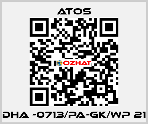 DHA -0713/PA-GK/WP 21 Atos