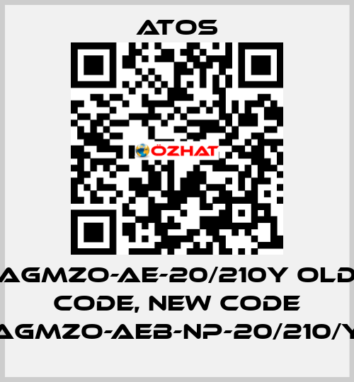 AGMZO-AE-20/210Y old code, new code AGMZO-AEB-NP-20/210/Y Atos