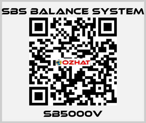 SB5000V SBS BALANCE SYSTEM