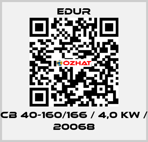 CB 40-160/166 / 4,0 KW / 20068 Edur