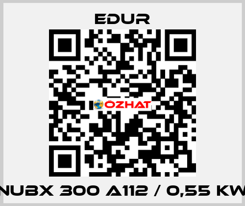 NUBX 300 A112 / 0,55 KW Edur