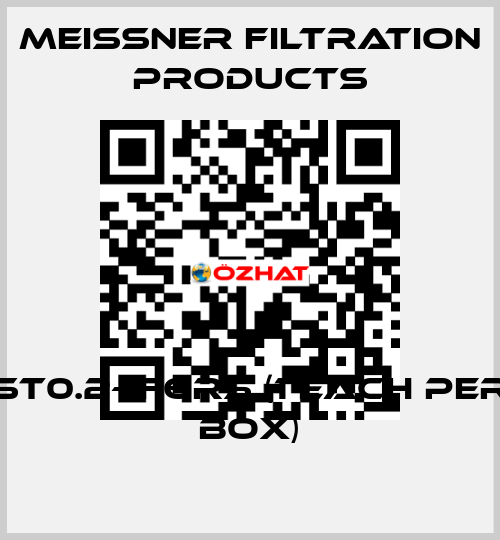 ST0.2-1F6RS (1 each per box) Meissner Filtration Products