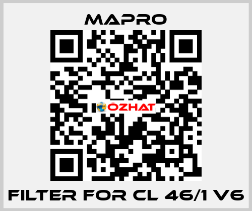 filter for CL 46/1 V6 Mapro