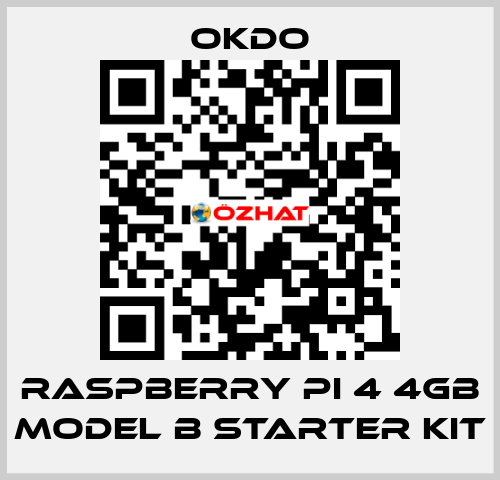 Raspberry Pi 4 4GB Model B Starter Kit Okdo