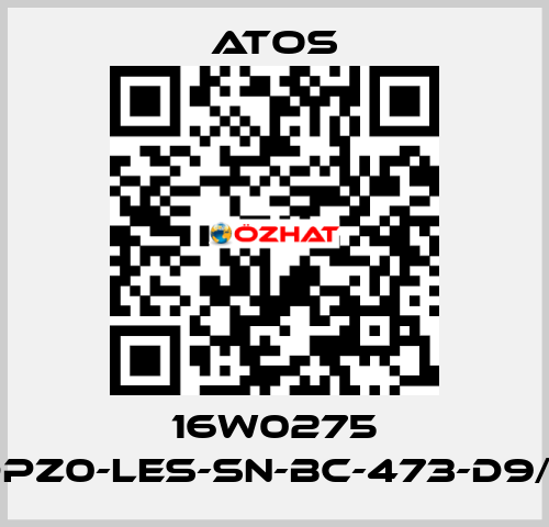 16W0275 DPZ0-LES-SN-BC-473-D9/E Atos