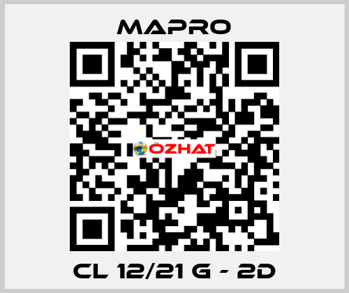 CL 12/21 G - 2D Mapro