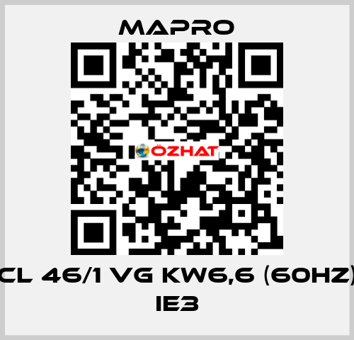 CL 46/1 VG kW6,6 (60Hz) IE3 Mapro