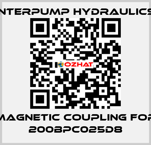 magnetic coupling for 200BPC025D8 Interpump hydraulics