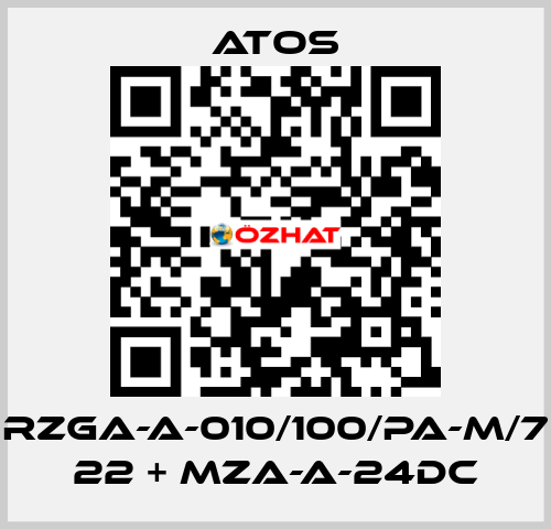 RZGA-A-010/100/PA-M/7 22 + MZA-A-24DC Atos