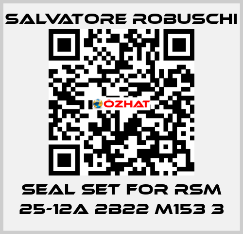 seal set for RSM 25-12A 2B22 M153 3 SALVATORE ROBUSCHI