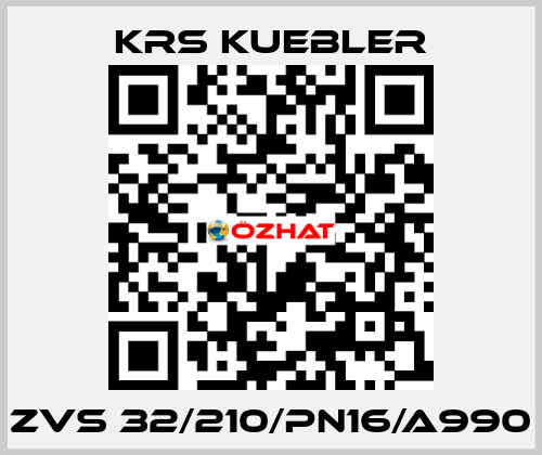 ZVS 32/210/PN16/A990 KRS KUEBLER