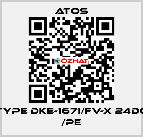 Type DKE-1671/FV-X 24DC /PE Atos