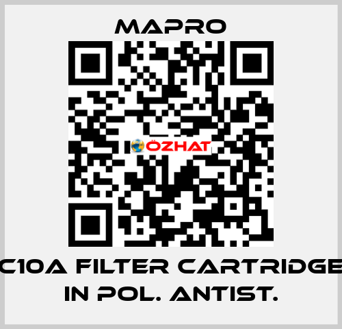 C10A filter cartridge in pol. Antist. Mapro