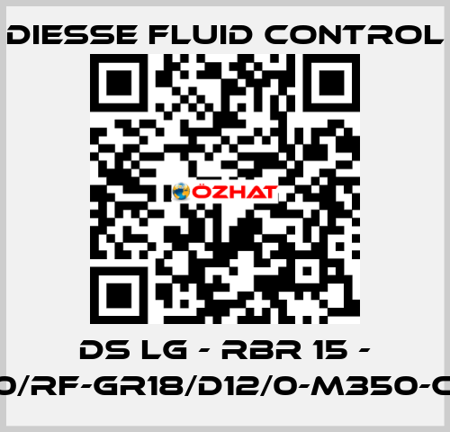 DS LG - RBR 15 - 25/40/RF-GR18/D12/0-M350-CS/CS DIESSE Fluid Control