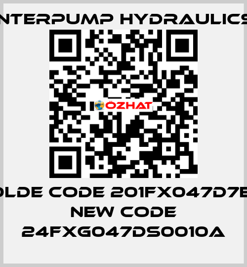 olde code 201FX047D7E/ new code 24FXG047DS0010A Interpump hydraulics