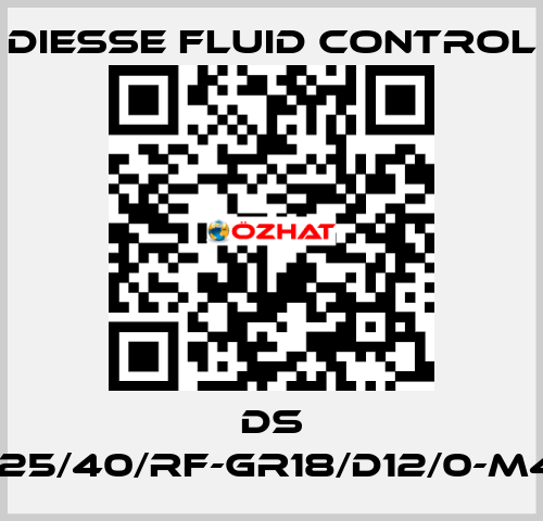 DS LG-RBR17-25/40/RF-GR18/D12/0-M425-CS/CS DIESSE Fluid Control