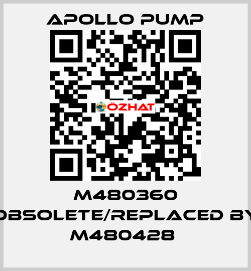 M480360 obsolete/replaced by M480428  Apollo pump