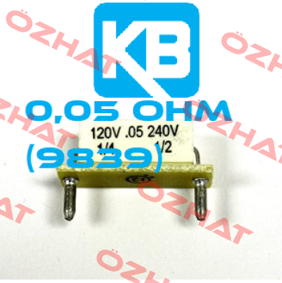 0,05 oHM (9839) KB Electronics