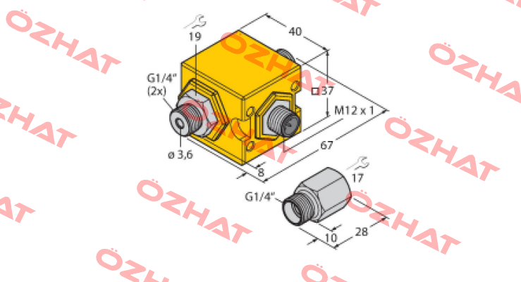 FCIC-G1/4A4P-PL-H1141/1.0 Turck