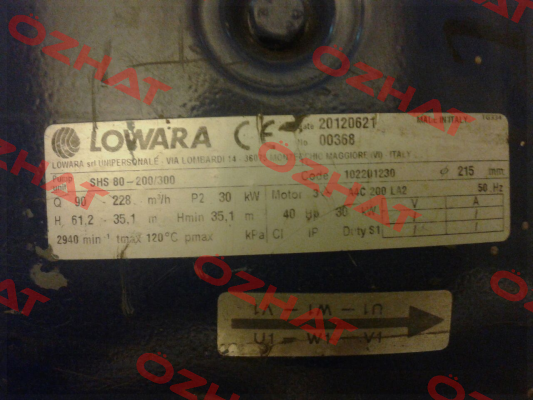 00368  Lowara