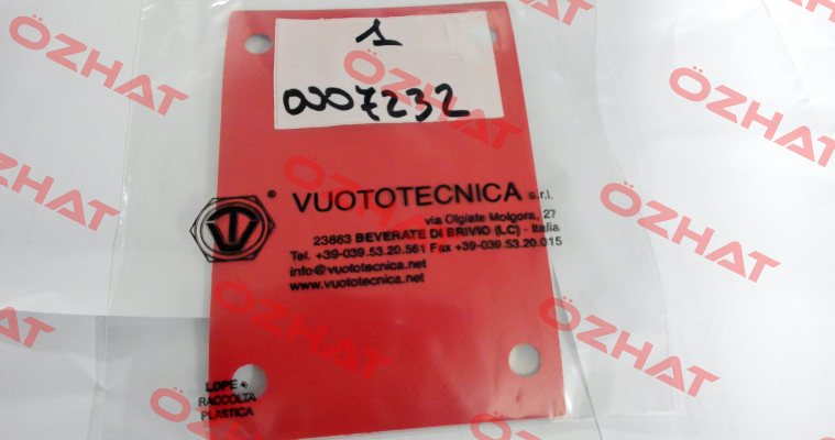 0007232 Vuototecnica