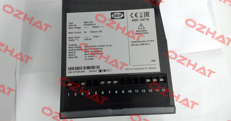 2913160660 02 / RMC-131D - AC supply Deif