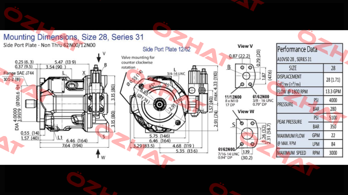 A 10 VSO 28 DFR.  Rexroth