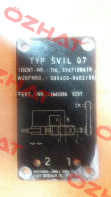 THL.5947100410 - obsolete, replaced by SVIL07SB0400-84G2/00   Voith