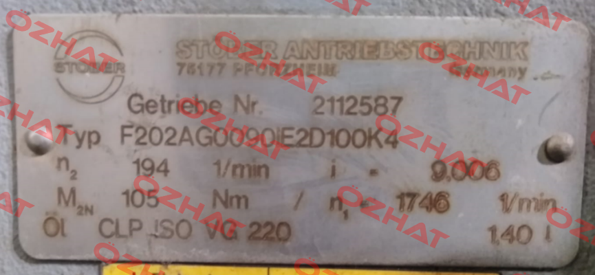 F202AG0090IE2D100K04 Stober