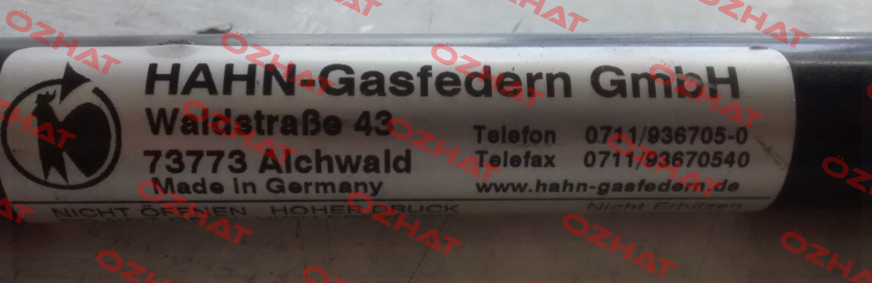 G 08 19 0250 1 0630 WG30 WG30 00320N Hahn Gasfedern