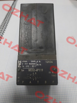 WE02-4P119E28 / 0F obsolete,replaced by WE02-4P1519E28/0H Voith