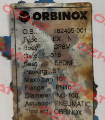 O.S. 182495-001, Type EX N Orbinox