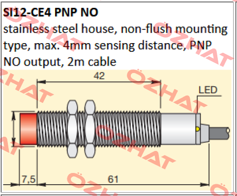 SI12-CE4 PNP NO Aeco