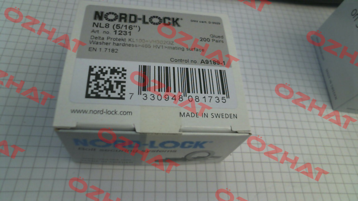 NL8 (5/16") / 1231 Nord Lock