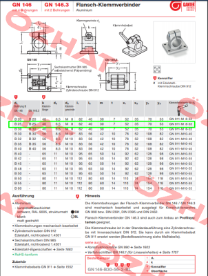 146-B25-40-2-BL Elesa Ganter