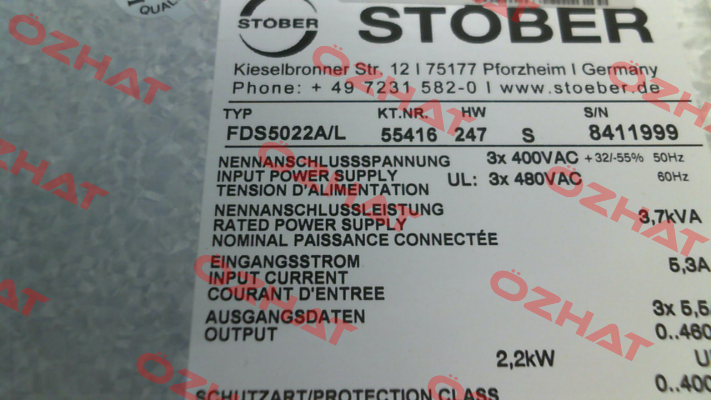 FDS5015A/L Stober