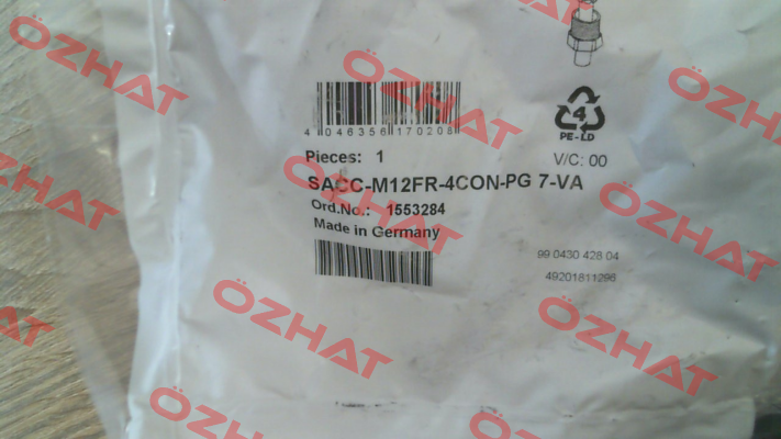 Par number1553284 / Type SACC-M12FR-4CON-PG 7-VA Phoenix Contact