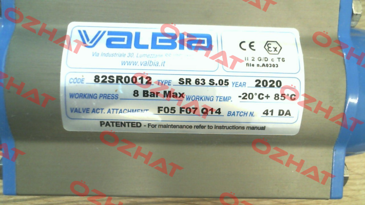 82SR0012 Valbia