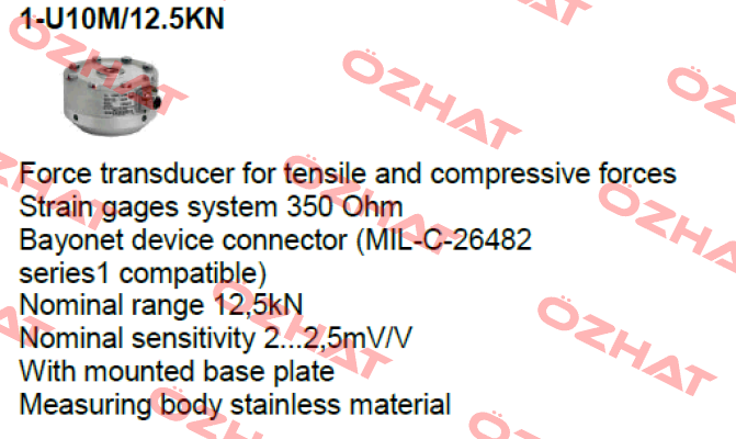 1-U10M/12.5KN  Hbm