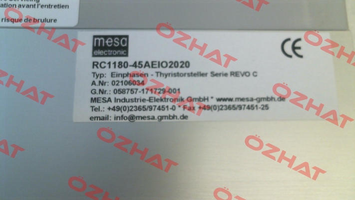 RC1180-45AEIO2020 CD AUTOMATION